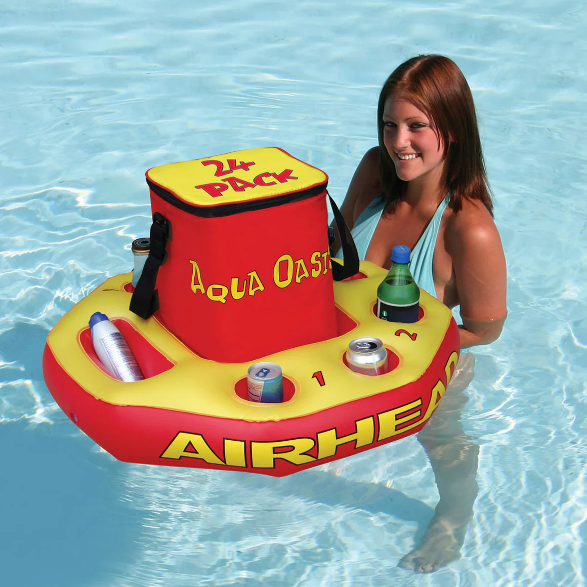Airhead Aqua Oasis Floating Cooler - 18-5223