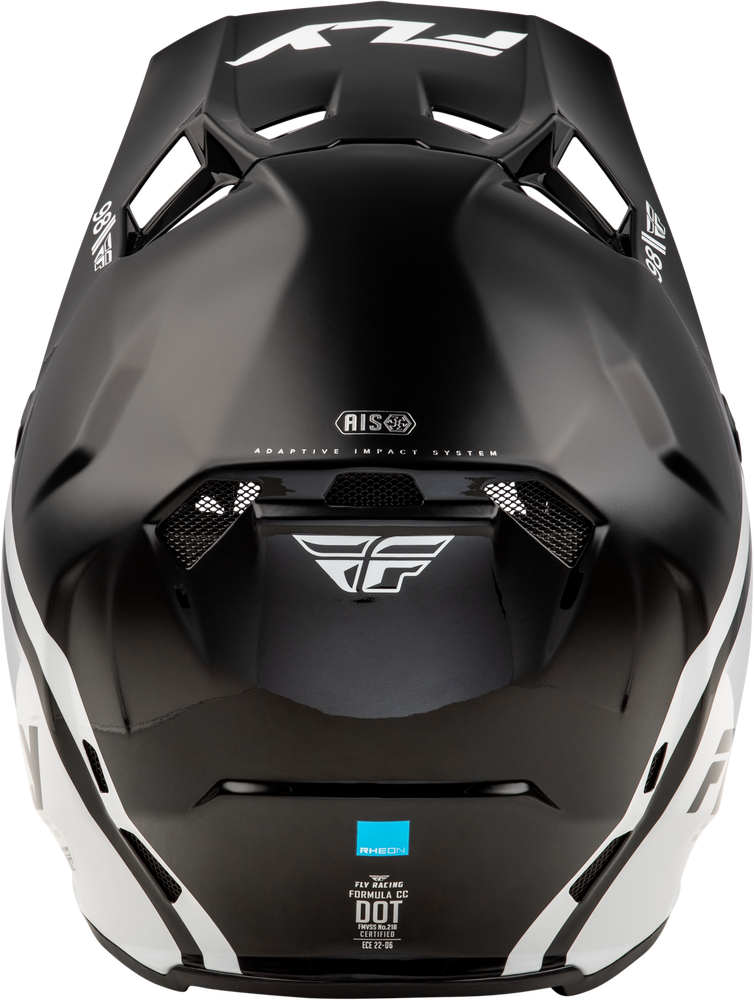 Fly Racing Formula-CC Objective Helmet - Black/White - 73-4349