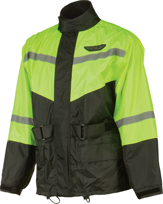 Fly Racing 2 Piece Rain Suit - Black/Hi-Vis Yellow - 479-8018 -