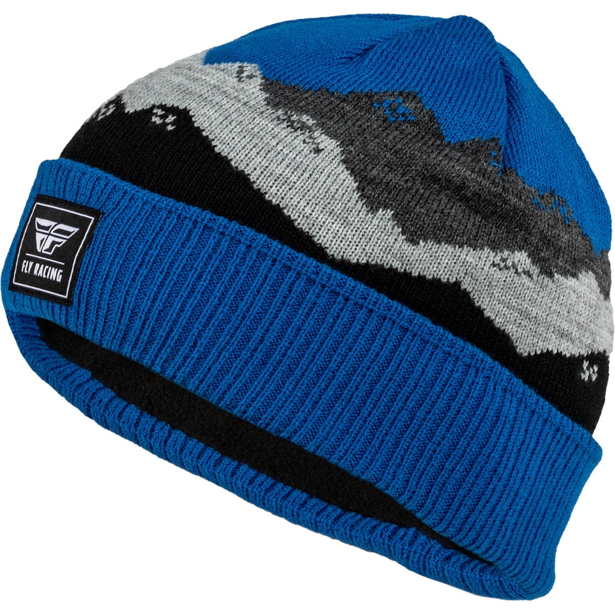 Fly Racing Youth Snow Beanie - Black / Blue - 351-0996