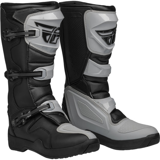 Fly Racing Maverik LT MX Boots - Grey / Black - 364-661