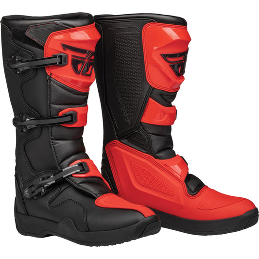 Fly Racing Maverik LT MX Boots - Red / Black - 364-662
