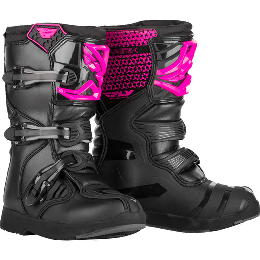 Fly Racing Youth Maverik MX Boot - Pink / Black - 364-679