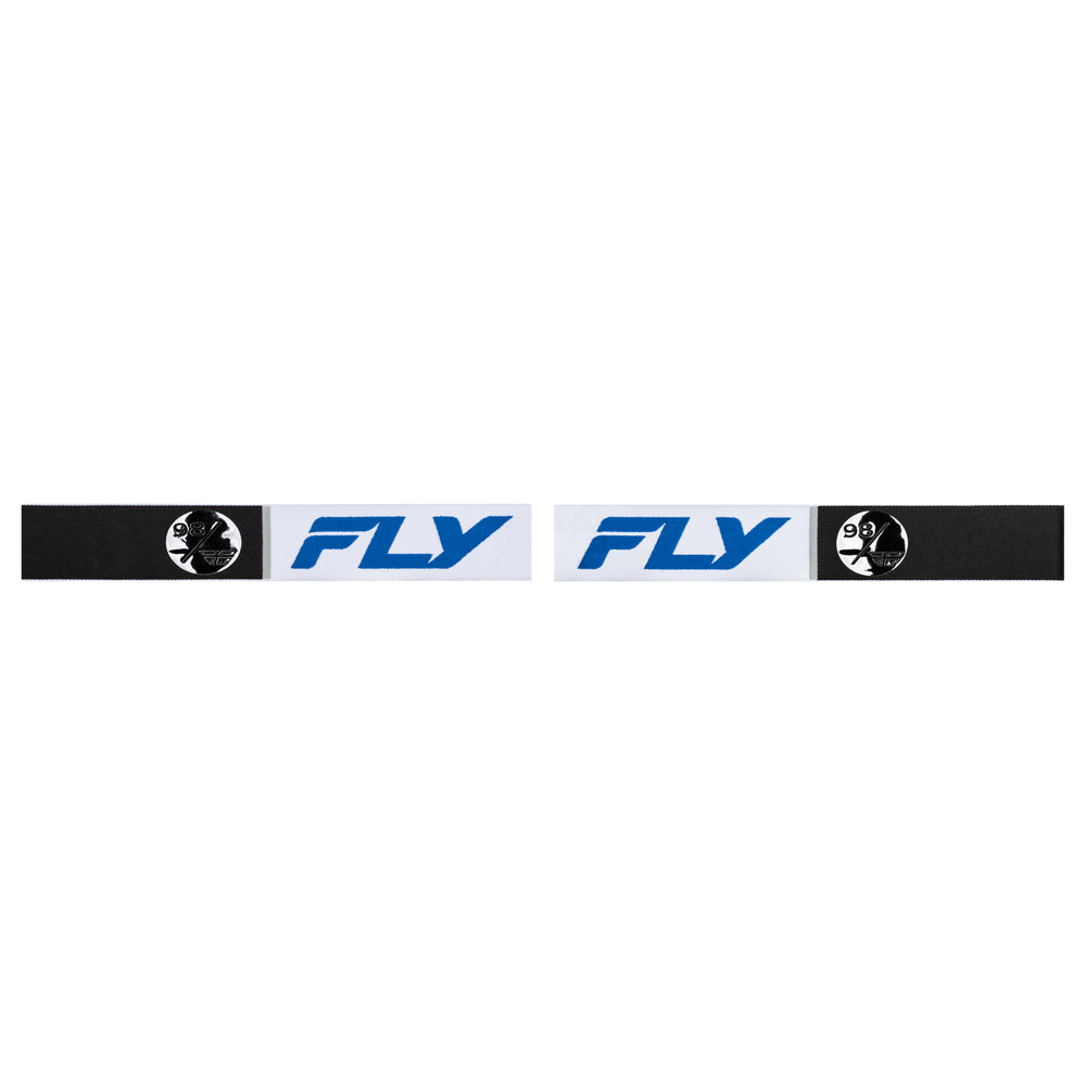 Fly Racing Zone Pro Goggle - White / Blue (2025)
