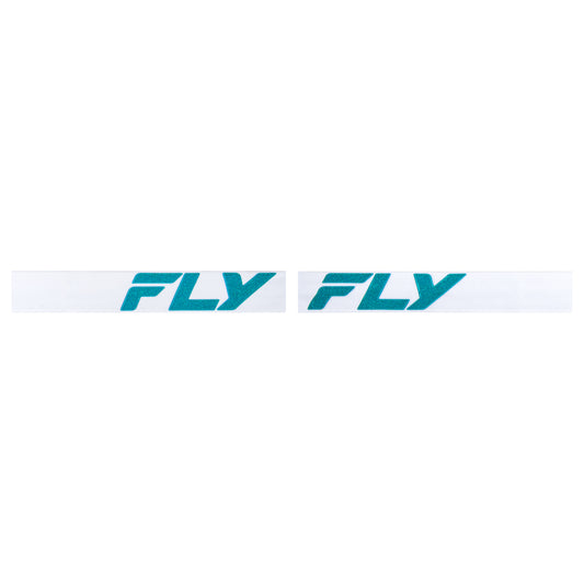 Fly Racing Zone Elite Goggle - White / Teal (2024)