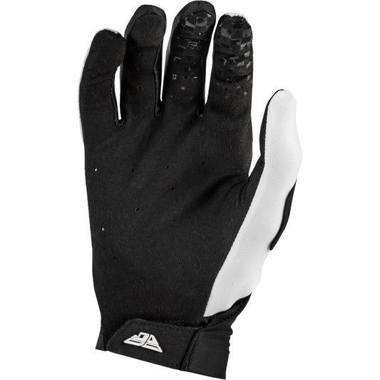 Fly Racing Pro Lite Gloves - White with Black