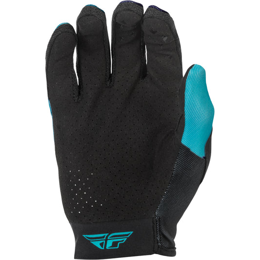Fly Racing Women's Lite Gloves - Aqua, Navy with White