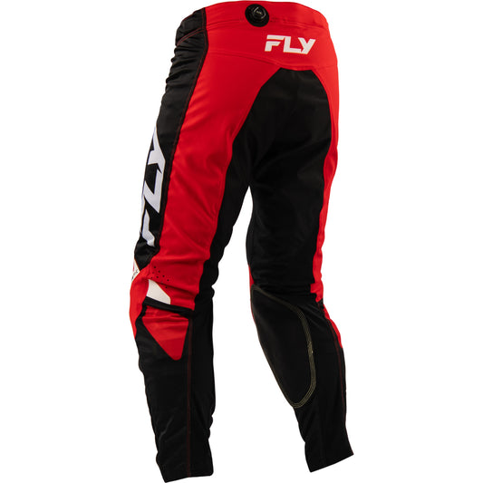 Fly Racing Kinetic Mesh Pants - Red, Black with White