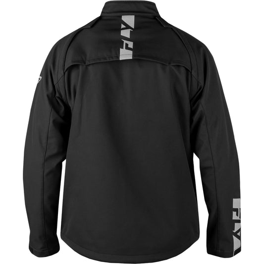Fly Racing Patrol Jacket to Vest - Black with Grey
