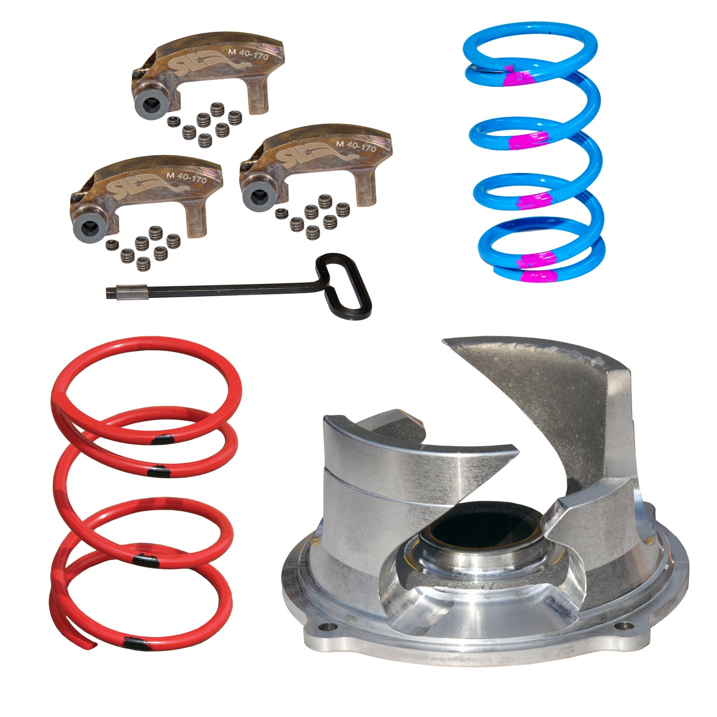 SLP Clutch Kit for 2022 Polaris Matryx Boost RMK, Khaos, Slash - With Factory Update & 2023-24 Polaris Matryx Boost RMK, Khaos, Slash - Stock/Stage 1 - 0-12k' - 41-580