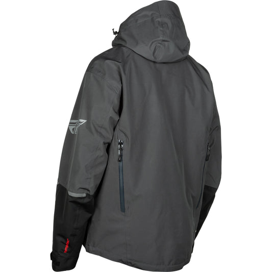Fly Racing Incline Jacket Shell - Grey with Black & Red