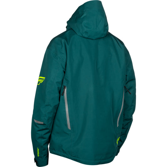 Fly Racing Incline Jacket Shell - Teal with Black & Hi-Vis