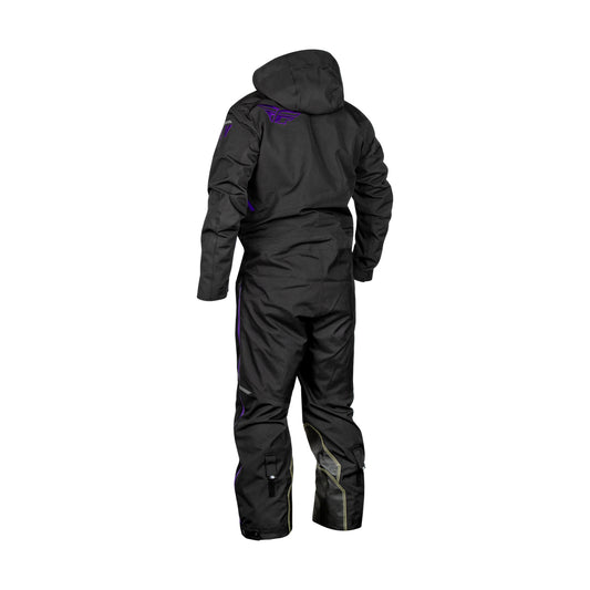 Fly Racing Cobalt Snowbike Monosuit Shell - Black / Purple