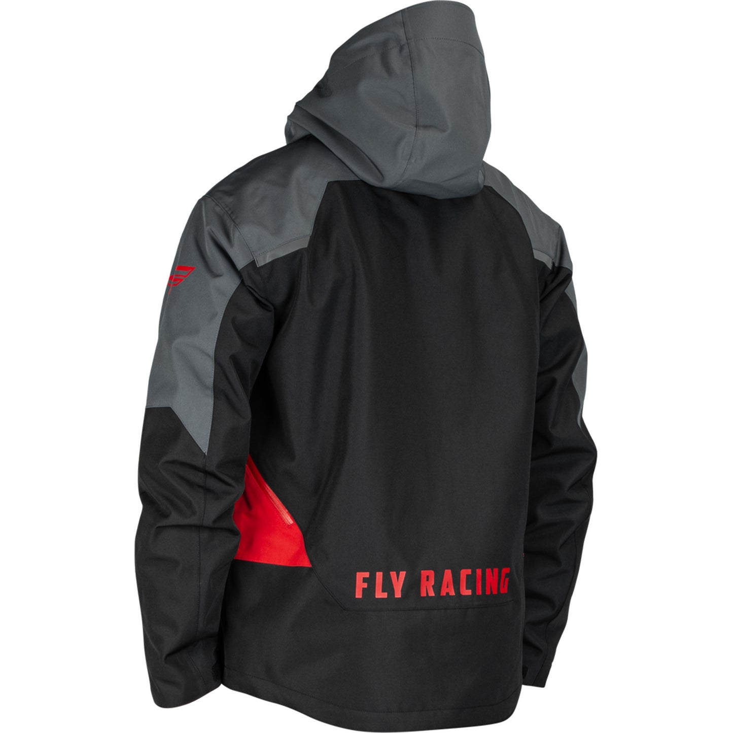 Fly Racing Carbon Jacket/Bib Combo - Black/Grey/Red - Large