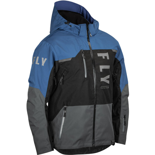 Fly Racing Carbon Jacket/Bib Combo - Blue/Black/Grey - 2X-Large