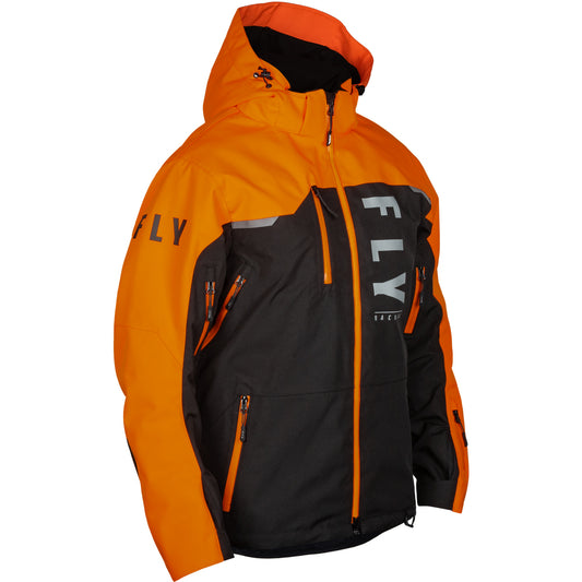 Fly Racing Carbon Snow Jacket/Bib Combo - Orange with Black