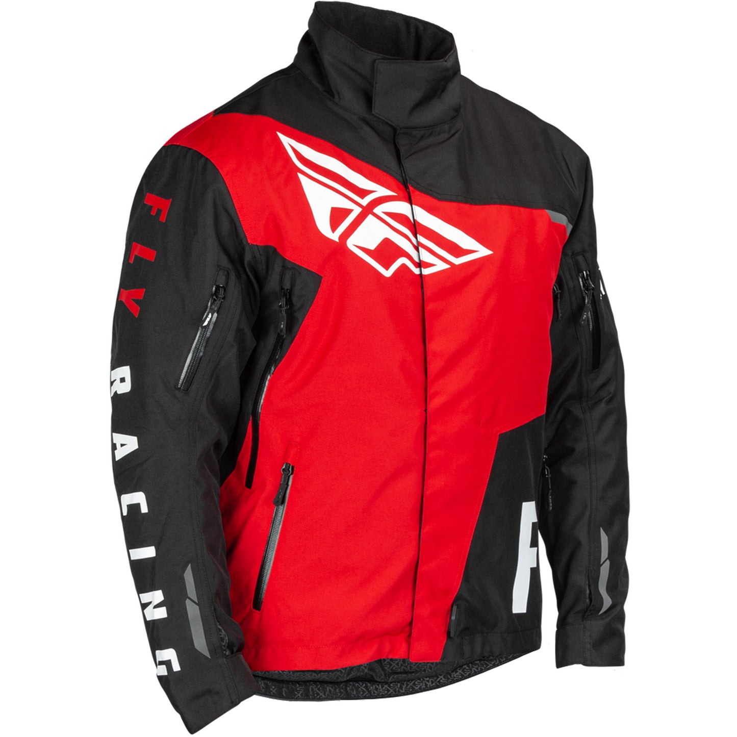 Fly Racing SNX Pro Snowbike Jacket/Bib Combo - Red/Black - 2X-Large