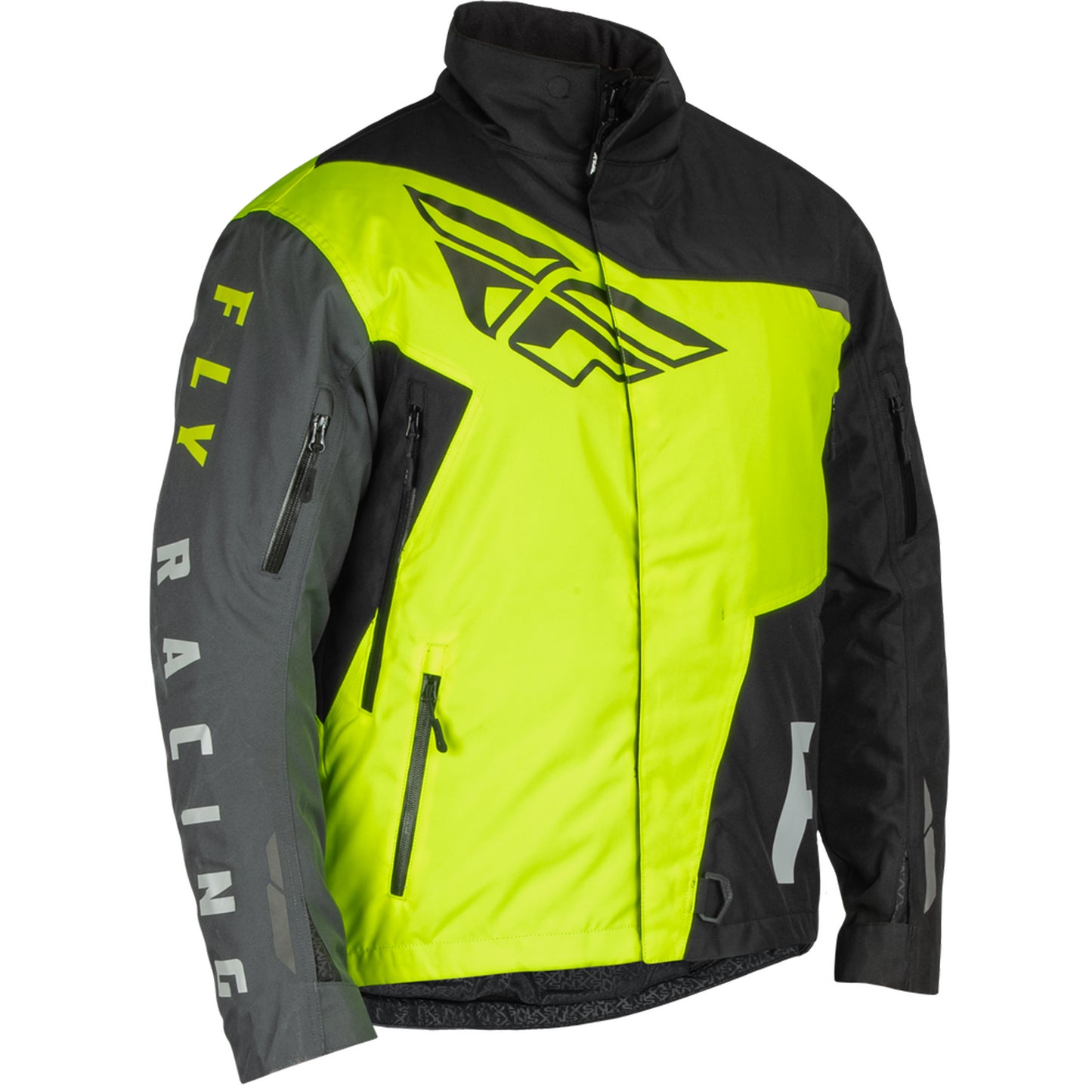 Fly Racing SNX Pro Snowbike Jacket/Bib Combo - Hi-Vis/Black - Medium