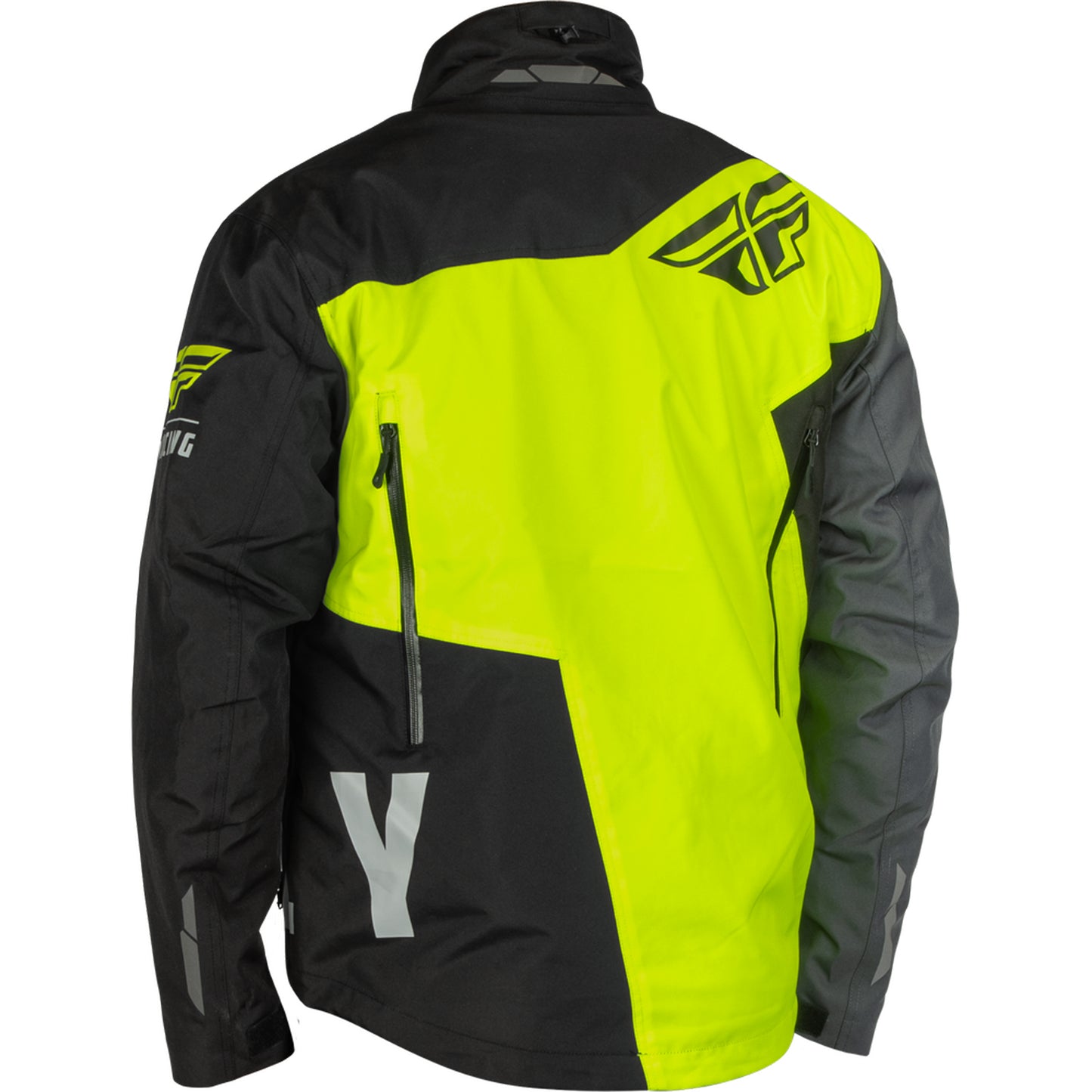Fly Racing SNX Pro Snowbike Jacket/Bib Combo - Hi-Vis/Black - Medium