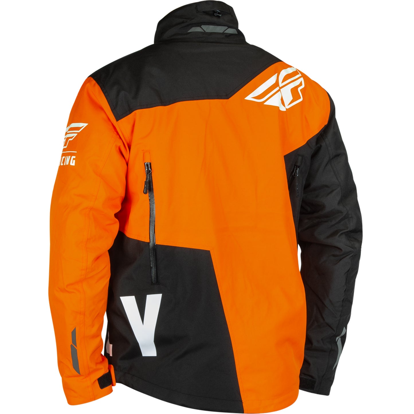 Fly Racing SNX Pro Snow Jacket/Bib Combo - Orange/Black - Medium