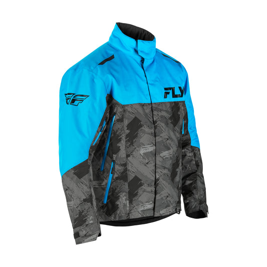 Fly Racing SNX Pro Snow Jacket/Pant Combo - Blue with Black
