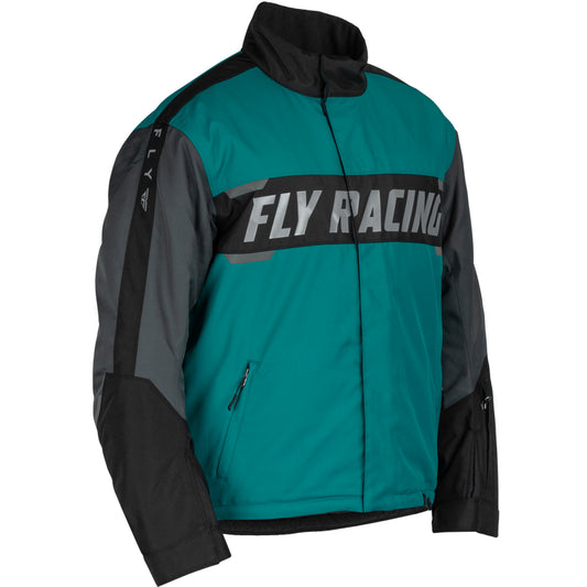 Fly Racing Outpost Jacket - Black / Teal / Orange - 470-5501