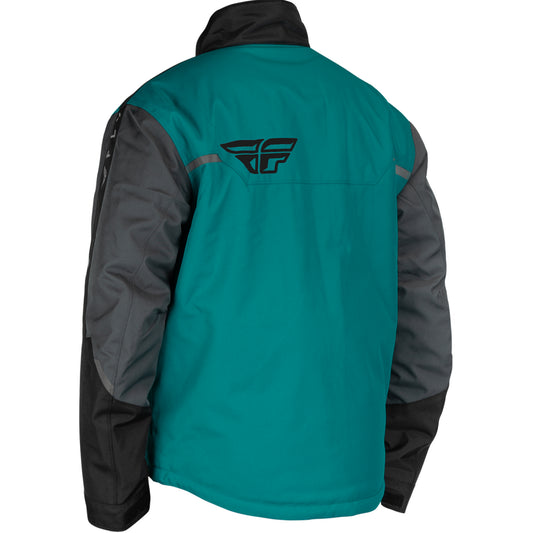 Fly Racing Outpost Jacket - Black / Teal / Orange - 470-5501