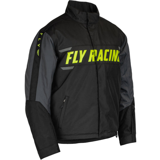 Fly Racing Outpost Jacket - Black / Grey / Hi-Vis - 470-5503