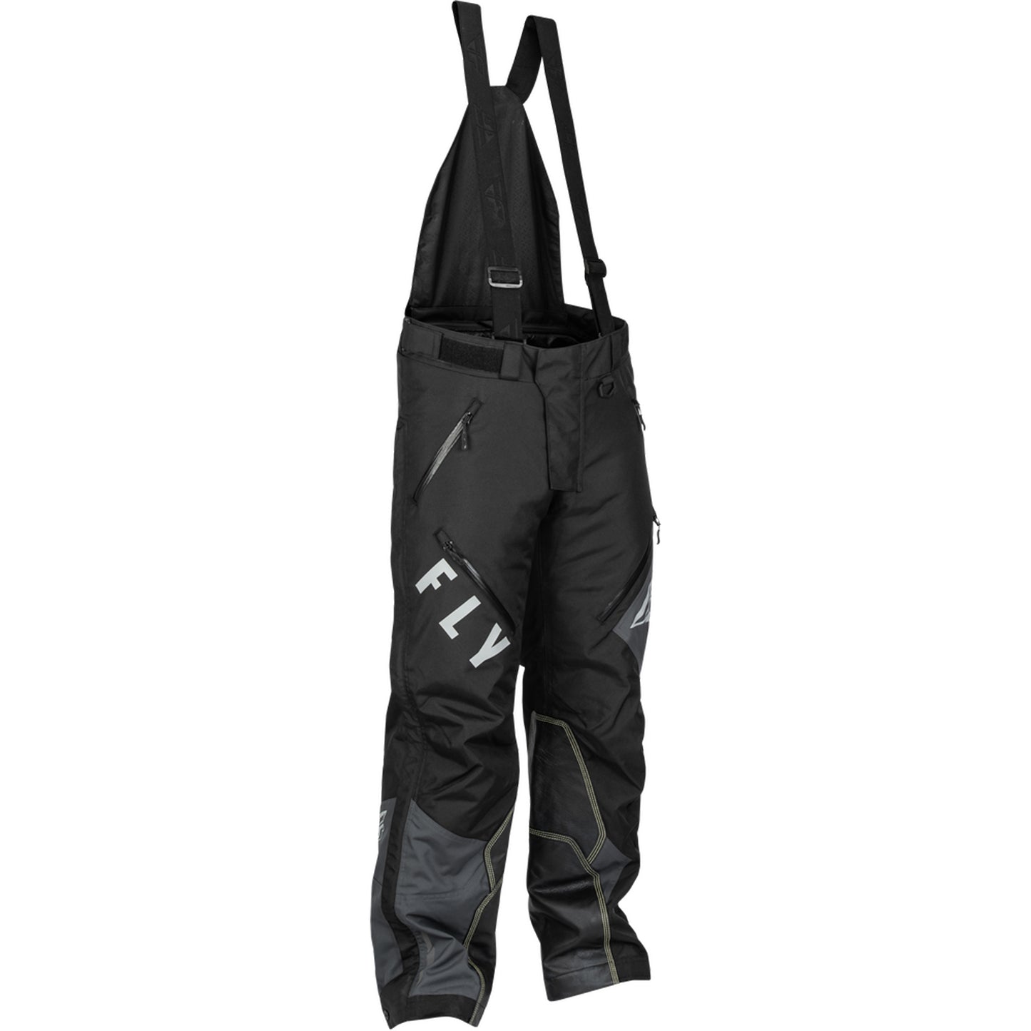 Fly Racing SNX Pro Snowbike Jacket/Bib Combo - Black/Grey - Medium