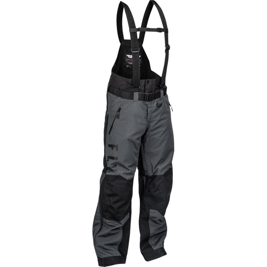 Fly Racing Carbon Snow Bib Shell - Black / Grey - 470-6202
