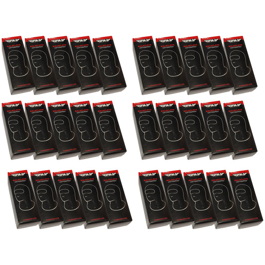 Fly Racing Adult Balaclava Face Mask (30 pack) - Cotton/Poly - Blk - 48-1035-30