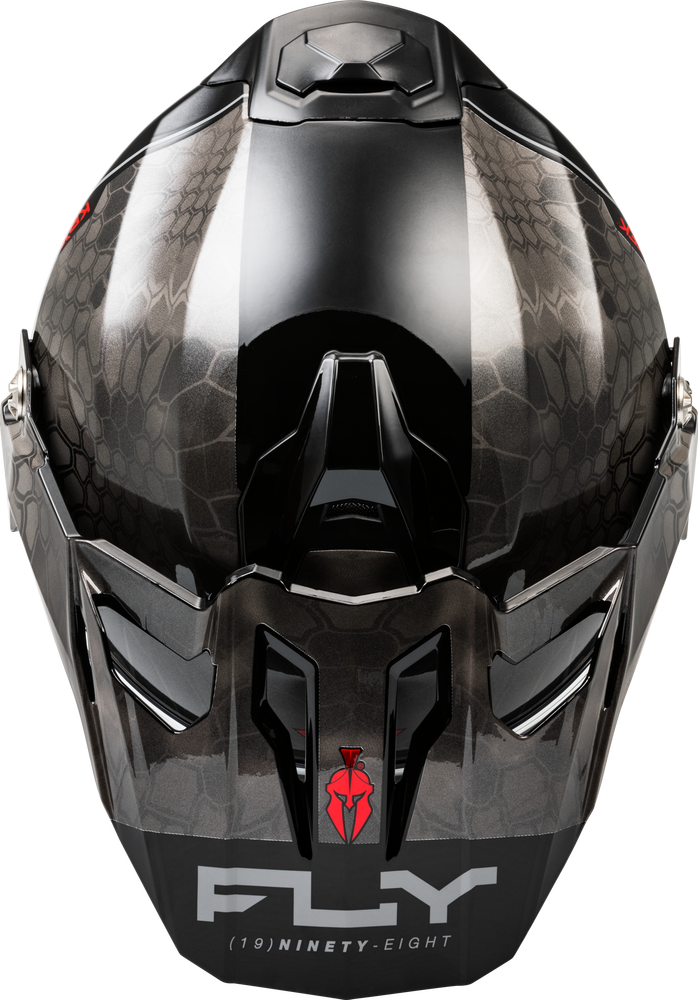Fly Racing Trekker Cold Weather Kryptek Conceal Helmet Dual Shield - 73-31357 - Black/Grey/White
