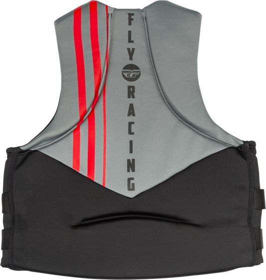 Fly Racing Neoprene Flotation Life Vest - 221-30400 - Black/Grey/Red