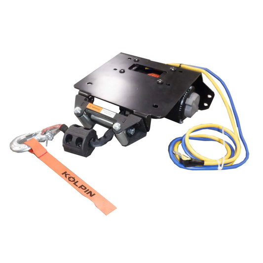 Kolpin Quick Mount 4500lb Synthetic Rope Winch Honda Talon - 63-61050