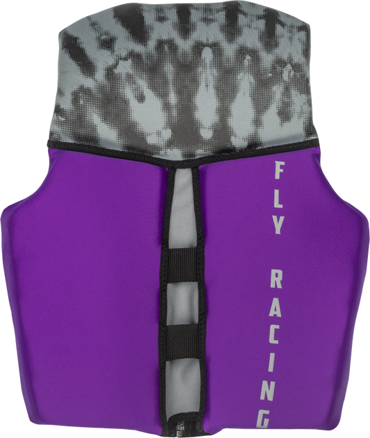 Fly Racing Women's Neoprene Flotation Life Vest - 221-30420 - Purple/Grey/Black