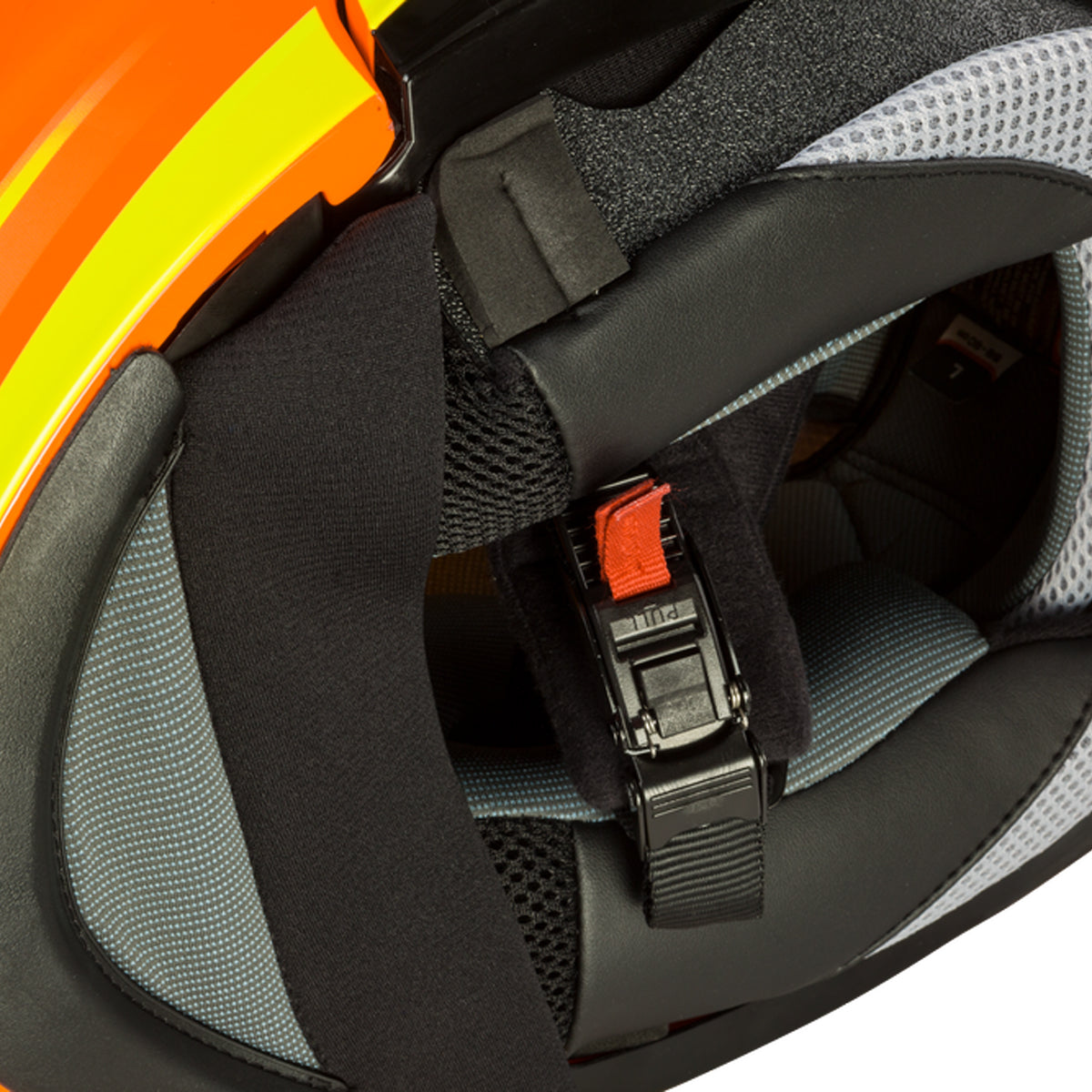 GMAX MD-01S Descendant Modular Dual Lens Shield Snow Helmet - Neon Orange / Hi-Vis - 72-6295