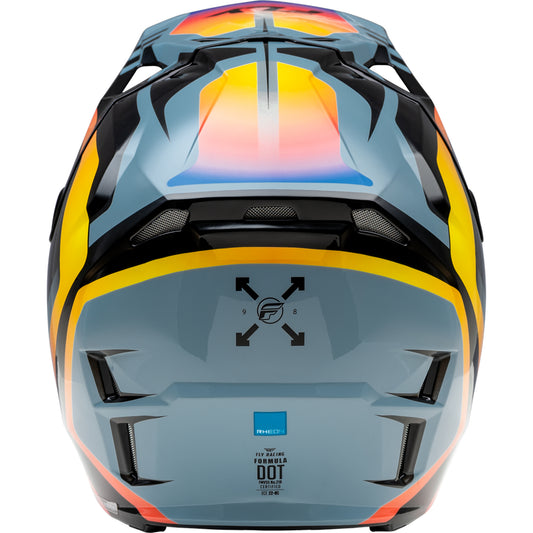 Fly Racing Formula CP Krypton Helmet - Grey/Black/Electric Fade - 73-0038