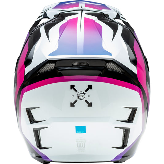 Fly Racing Formula CP Krypton Helmet - White/Black/Purple - 73-0039