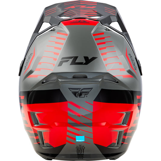 Fly Racing Formula CP Slice Helmet - Grey/Red/Black - 73-0051