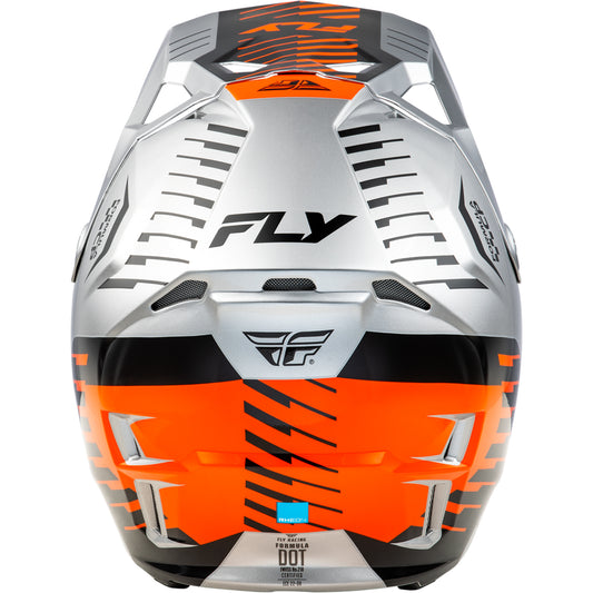 Fly Racing Formula CP Slice Helmet - Grey/Orange/Black - 73-0053