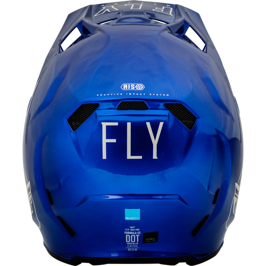 Fly Racing Formula CC Centrum Helmet - Metallic Blue/Light Grey - 73-4322