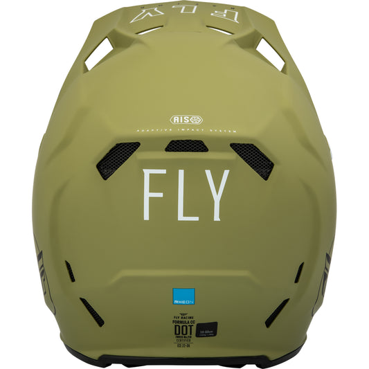 Fly Racing Formula CC Centrum Helmet - Matte Olive Green/Black - 73-4324