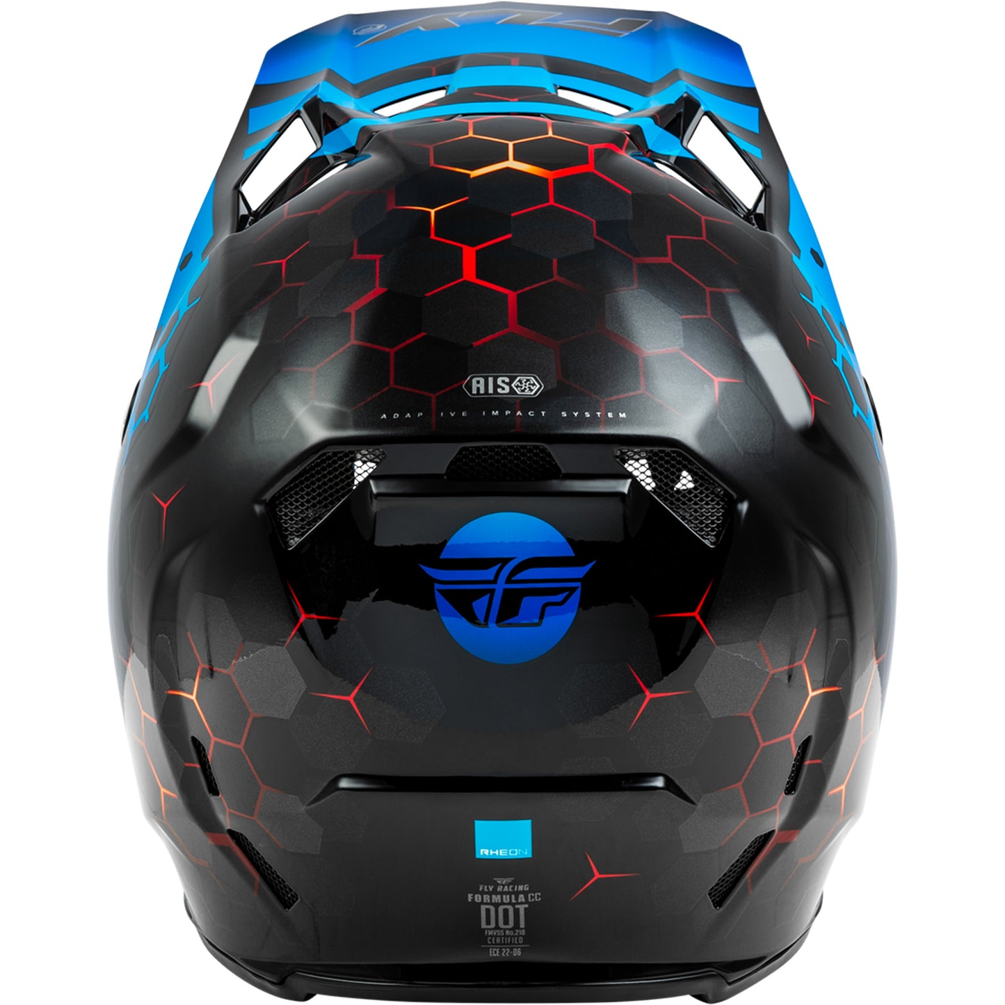 Fly Racing Formula CC Tektonic Carbon Fiber Helmet - Black / Blue / Red - 73-4330