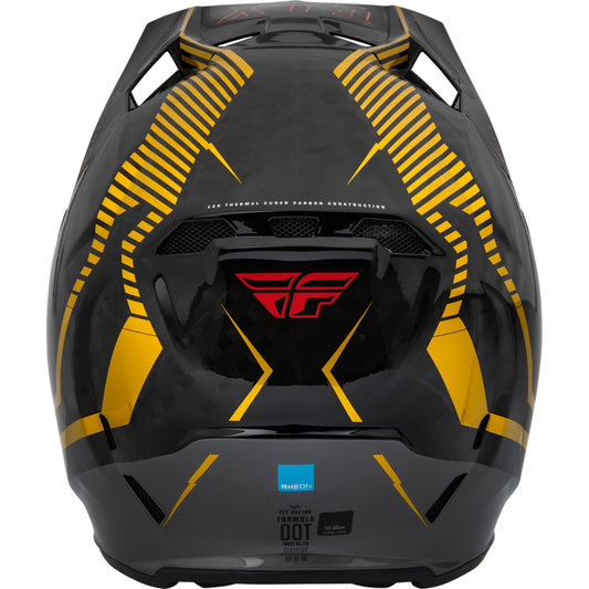 Fly Racing Formula Tracer Carbon Fiber Helmet - Gold / Black - 73-4441