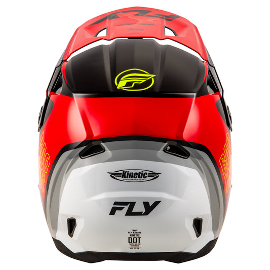 Fly Racing Kinetic Rally Helmet - Red / Black / White - 73-8664