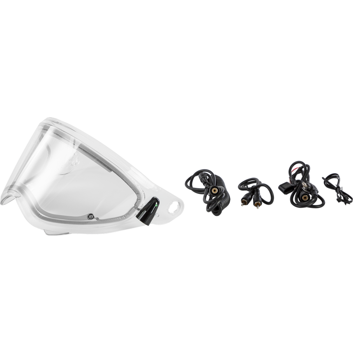 Fly Racing Cold Weather Dual Pane Heated Faceshield for 2022+ Trekker Helmets - Clear - 73-88550