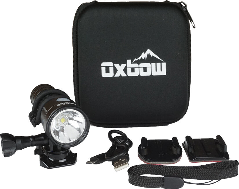 dirt bike helmet flashlight Oxbow Gear Maverick Dirt BIKE Helmet Light Kit