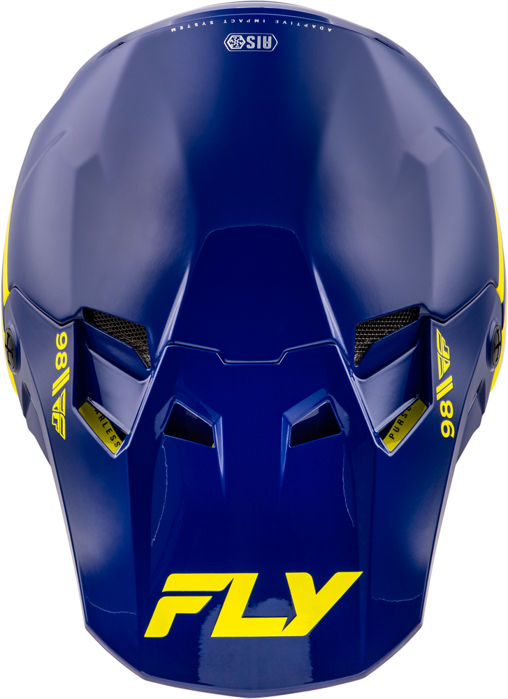 Fly Racing Formula-CC Objective Helmet - Navy/Yellow - 73-4348