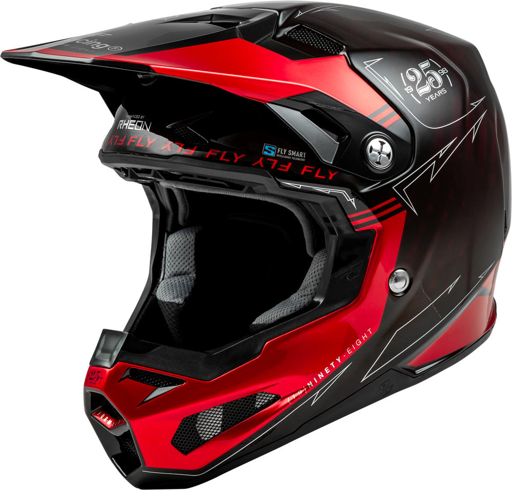 Fly Racing Formula S Carbon Legacy Helmet (2024) - 73-4447 - Red Carbon/Black