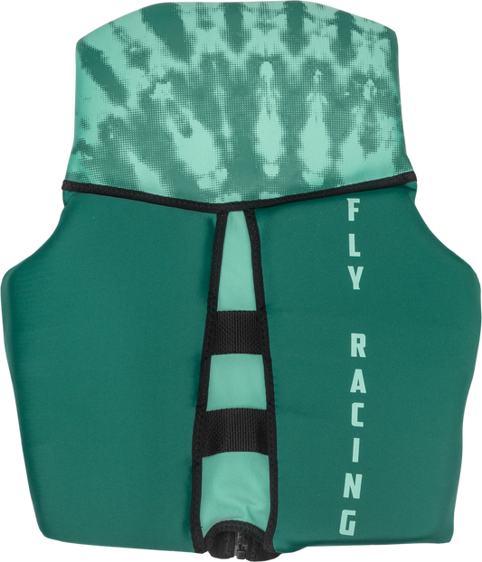 Fly Racing Women's Neoprene Flotation Life Vest - 221-30421 - Dark Teal/Light Teal